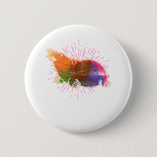 Badge Rond 5 Cm Mole Earth (Devant)