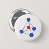 Badge Rond 5 Cm Molécule (Devant & derrière)