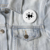 Badge Rond 5 Cm Molécule de caféine (En situation)