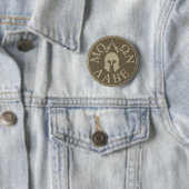 Badge Rond 5 Cm Molon Labe, viennent les prendre (En situation)