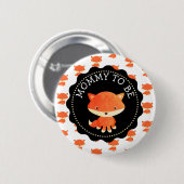 Badge Rond 5 Cm Mommy To Be Button Woodlands Thème (Devant & derrière)