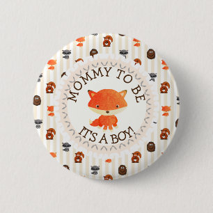 Badge Rond 5 Cm Mommy To Be Button Woodlands Thème