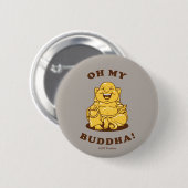 Badge Rond 5 Cm Mon Bouddha (Devant & derrière)