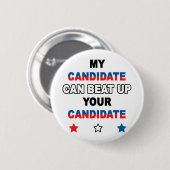 Badge Rond 5 Cm mon candidat (Devant & derrière)
