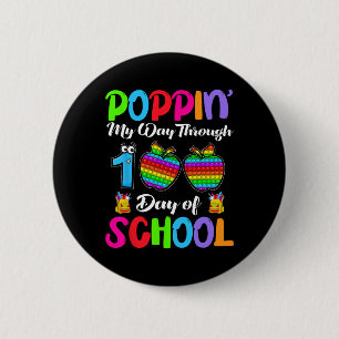 Badge Rond 5 Cm Mon Chemin Sur 100 Jours De Garçons D'École Filles