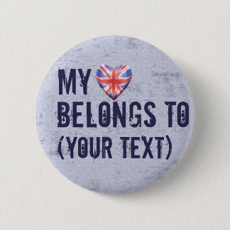 Badge Rond 5 Cm Mon coeur appartient