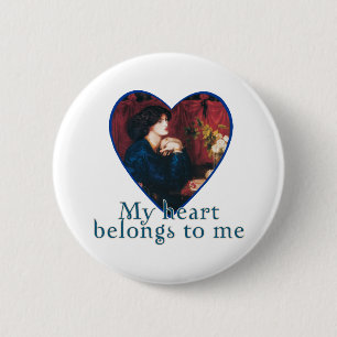 Badge Rond 5 Cm Mon coeur appartient à moi