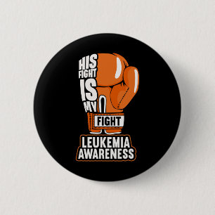 Badge Rond 5 Cm Mon combat contre la leucémie