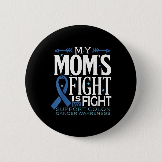 Badge Rond 5 Cm Mon combat de mamans est mon combat Conscience du  (Devant)