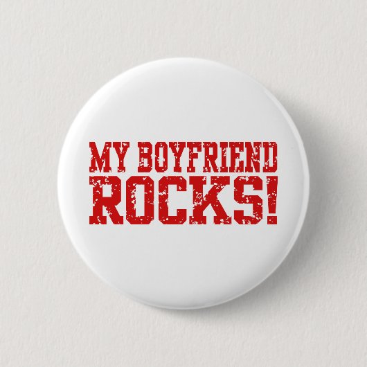 Badge Rond 5 Cm Mon copain Rocks (Devant)