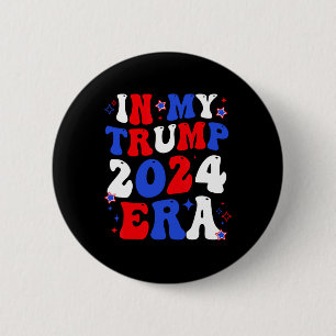 Badge Rond 5 Cm Mon ère Trump 2024 Super ramener l'Amérique Trump