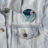 Badge Rond 5 Cm Mon futur chez soi dans l'espace (En situation)