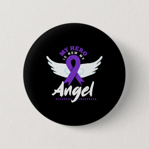 Badge Rond 5 Cm Mon Héros Est Maintenant Mon Angel Fin Overdose Ov