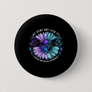 Badge Rond 5 Cm Mon histoire n'est pas terminée encore Sensibilisa