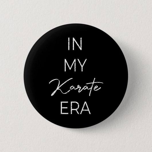 Badge Rond 5 Cm Mon Karate Era 1 (Devant)