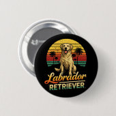 Badge Rond 5 Cm Mon Labrador Retriever (Devant & derrière)