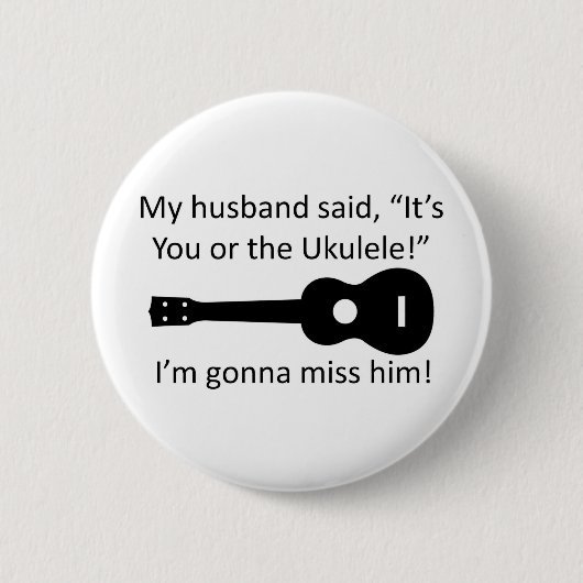 Badge Rond 5 Cm Mon mari a dit… (Devant)