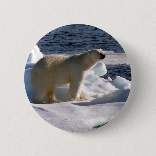 Badge Rond 5 Cm Mon monde fond ! (Devant)
