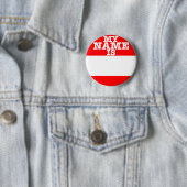 Badge Rond 5 Cm Mon nom est (En situation)