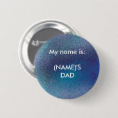 Badge Rond 5 Cm Mon nom est - bouton (Devant & derrière)