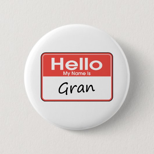 Badge Rond 5 Cm Mon nom est mamie (Devant)