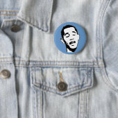 Badge Rond 5 Cm Mon Obama préféré font face (En situation)