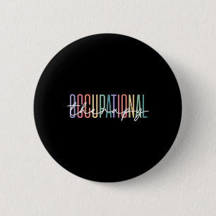 Badge Rond 5 Cm Mon occupation préférée Autisme Éducation spéciale