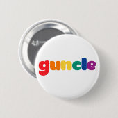 Badge Rond 5 Cm Mon oncle. (Devant & derrière)