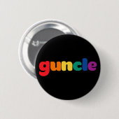 Badge Rond 5 Cm Mon oncle. (Devant & derrière)