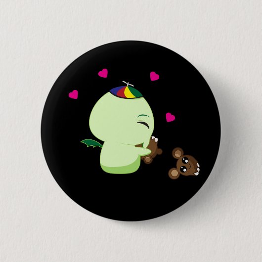 Badge Rond 5 Cm Mon ours de nounours (Devant)