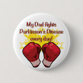 Badge Rond 5 Cm Mon père combat la police tous les jours ! (Devant)