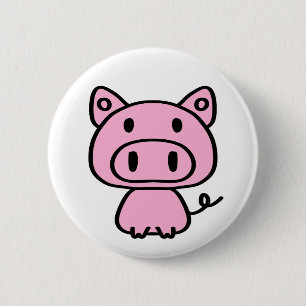 Badge Rond 5 Cm Mon petit insigne rose