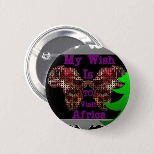 Badge Rond 5 Cm Mon souhait (Devant & derrière)