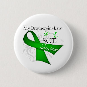 Badge Rond 5 Cm Mon survivant de greffe de cellule souche de