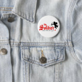 Badge Rond 5 Cm Mon Valentine Tire Mieux Que Cupide (En situation)