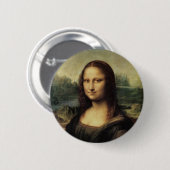 Badge Rond 5 Cm Mona Lisa (Devant & derrière)