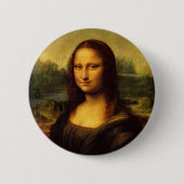 Badge Rond 5 Cm Mona Lisa (Devant)