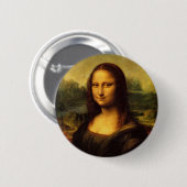 Badge Rond 5 Cm Mona Lisa (Devant & derrière)