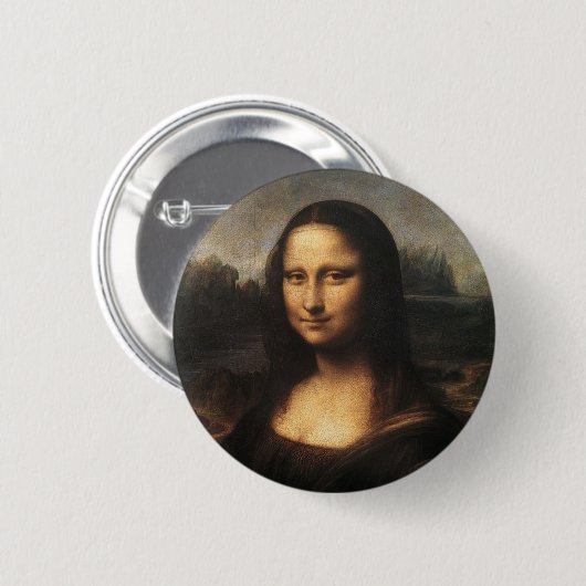 Badge Rond 5 Cm Mona Lisa (Devant & derrière)