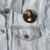 Badge Rond 5 Cm Mona Lisa (En situation)