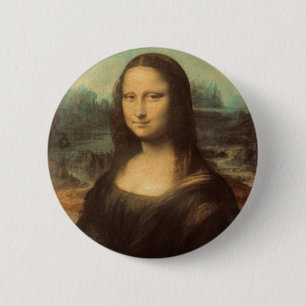 Badge Rond 5 Cm Mona Lisa