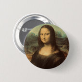 Badge Rond 5 Cm Mona Lisa (Devant & derrière)