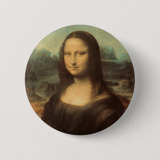 Badge Rond 5 Cm Mona Lisa (Devant)