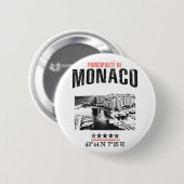 Badge Rond 5 Cm Monaco (Devant & derrière)