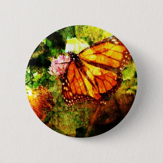 Badge Rond 5 Cm Monarch Grunge (Devant)
