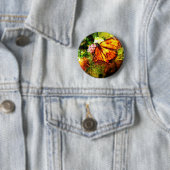 Badge Rond 5 Cm Monarch Grunge (En situation)