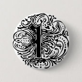 Badge Rond 5 Cm Monarchie "I" (Devant)