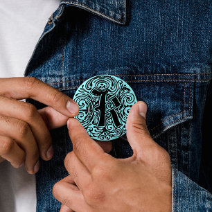 Badge Rond 5 Cm Monarchie "K"