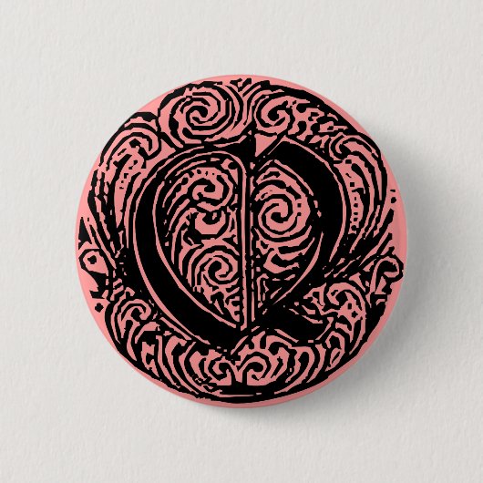 Badge Rond 5 Cm Monarchie "Q" (Devant)