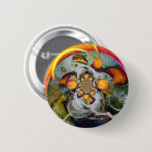 Badge Rond 5 Cm Monde alternatif 1 (Devant & derrière)